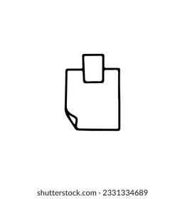 concept post-it notes vector illustration