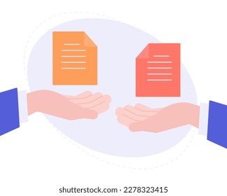 Concept of product matching. Comparison of product descriptions obtained from different sources. Vector illustration