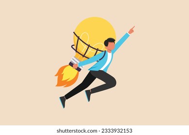Concepto de aumento de la productividad. Ilustración vectorial colorida.