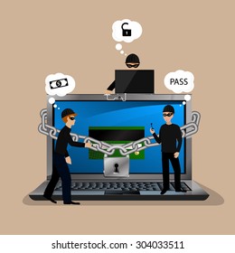 concept of protection against hacking