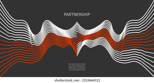 Concept of relationships between Belarus and Poland. Waved national flags. Teamwork concept.