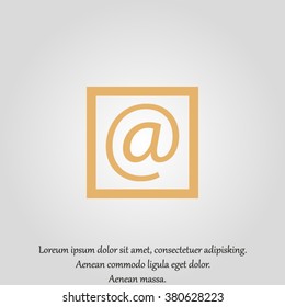 Concept representing email