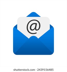 Concept representing email, envelope, vector 10 eps.