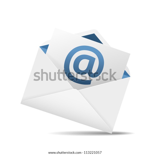 Concept Representing Email Envelope Vector Illustration Stock Vector