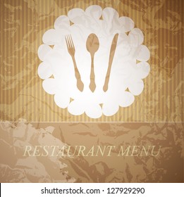 The concept of Restaurant menu.