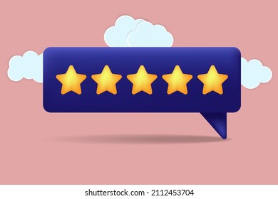 The concept of reviews and user reviews. User reviews on the Internet. The concept of evaluating the experience of customer reviews. A message from the user's client service. Vector illustration.