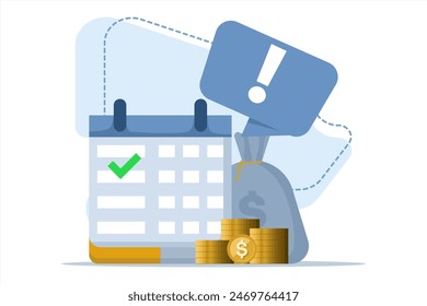 The concept of Salary Ladder is an automatic or recurring payment schedule agenda that is successfully created on the calendar and check marks, tax bill time, budget income day date, financial plan.