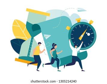 Concept save time, Money saving. Times is money. Business and management, Piggybank, time is money, financial investments in stock market future income growth