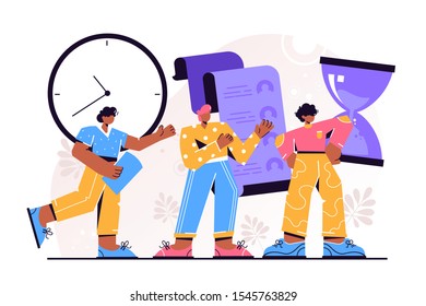 Concept save time, Money saving. Times is money. Business and management, Piggybank, time is money, financial investments in stock market future income growth