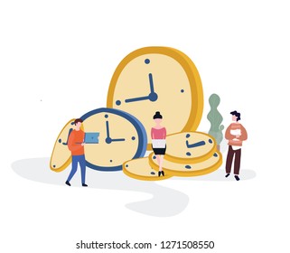 Concept save time. Times is money. Business and management,  time investments in stock market future income growth, Time management planning, Deadline. learning. exams is soon.