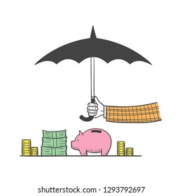 The concept of saving money
