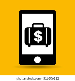 concept saving portfolio money vector illustration eps 10