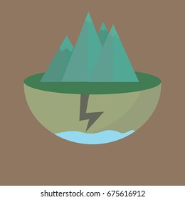 Concept saving water is Life