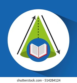 concept school book geometri vector illustration eps 10