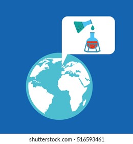 concept science lab experiment icon graphic vector illustration eps 10