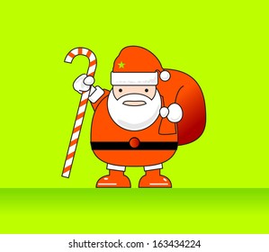 CONCEPT : in SEASON GREETING Christmas Santa's going to say hello, and Santa will distributed gift to the children./Santa Clause will hail and distributed gift Christmas time. / -
