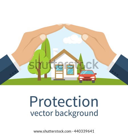 Car And Home Insurance >> Concept Security Property Insurance Home Car Stok Vektor Telifsiz Car And Home Insurance >> Concept Security Property Insurance Home Car Stok Vektor Telifsiz
