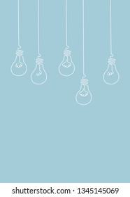 Concept Set Light Bulb design, Idea sign, solution, thinking concept. Lighting Electric lamp. Electricity, shine. isolated on white background