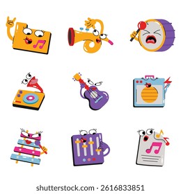 Concept Set Of Music 3