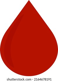 the concept of simple red blood drops isolated white background, to commemorate the day of blood donation