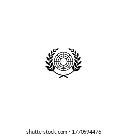 concept of a simple wreath logo