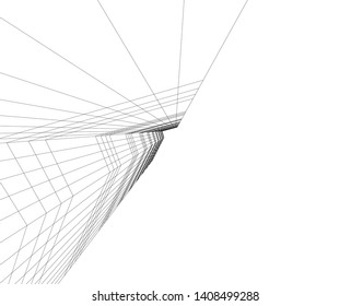 Concept skyscraper buildings architecture vector illustration