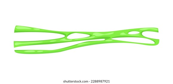 Concept Slime spot liquid net. A cartoon-style illustration of a green slime spot, designed with a unique liquid net effect that creates a surreal and fantastical atmosphere. Vector illustration.