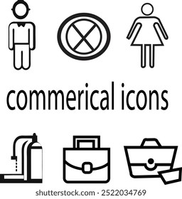  concept small and medium sized enterprises related editable stroke outline icons set isolated on white background flat vector illustration