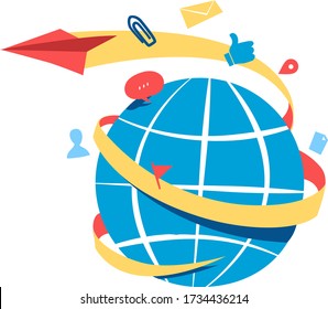 Concept for Social Media Marketing and Global Comunication