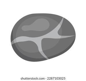 Concept Spa stone with texture. This flat web illustration concept features a collection of black and grey stone textures arranged in a symmetrical pattern. Vector illustration.