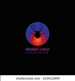 The concept of the spider logo for accounting logos, business logos and web logos