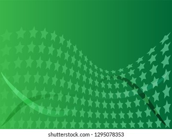 Concept star wavy design. Eps 10 vector background. Gradient mesh included - Vector