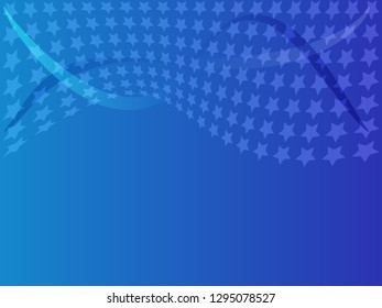 Concept star wavy design. Eps 10 vector background. Gradient mesh included - Vector