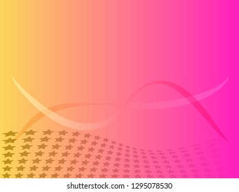 Concept star wavy design. Eps 10 vector background. Gradient mesh included - Vector