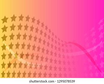 Concept star wavy design. Eps 10 vector background. Gradient mesh included - Vector