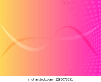 Concept star wavy design. Eps 10 vector background. Gradient mesh included - Vector