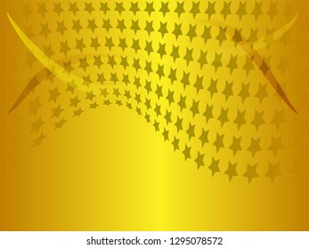 Concept star wavy design. Eps 10 vector background. Gradient mesh included - Vector