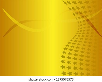 Concept star wavy design. Eps 10 vector background. Gradient mesh included - Vector