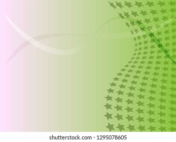 Concept star wavy design. Eps 10 vector background. Gradient mesh included - Vector