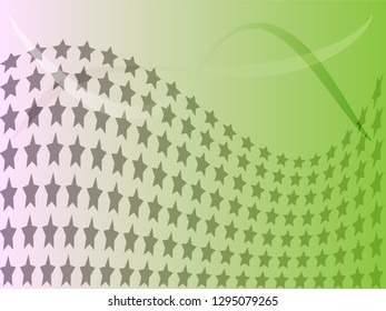 Concept star wavy design. Eps 10 vector background. Gradient mesh included - Vector
