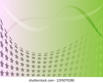 Concept star wavy design. Eps 10 vector background. Gradient mesh included - Vector