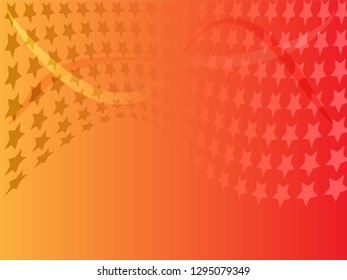Concept star wavy design. Eps 10 vector background. Gradient mesh included - Vector
