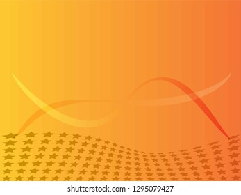 Concept star wavy design. Eps 10 vector background. Gradient mesh included - Vector
