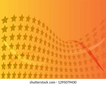 Concept star wavy design. Eps 10 vector background. Gradient mesh included - Vector