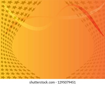Concept star wavy design. Eps 10 vector background. Gradient mesh included - Vector