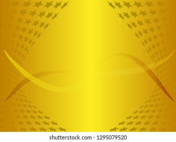 Concept star wavy design. Eps 10 vector background. Gradient mesh included - Vector
