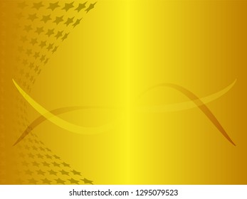 Concept star wavy design. Eps 10 vector background. Gradient mesh included - Vector