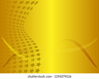 Concept star wavy design. Eps 10 vector background. Gradient mesh included - Vector