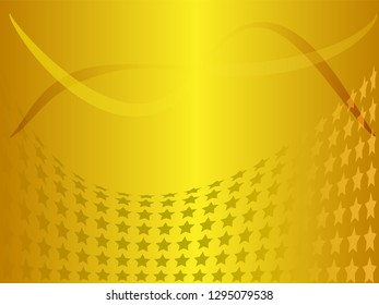 Concept star wavy design. Eps 10 vector background. Gradient mesh included - Vector