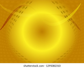 Concept star wavy design. Eps 10 vector background. Gradient mesh included - Vector